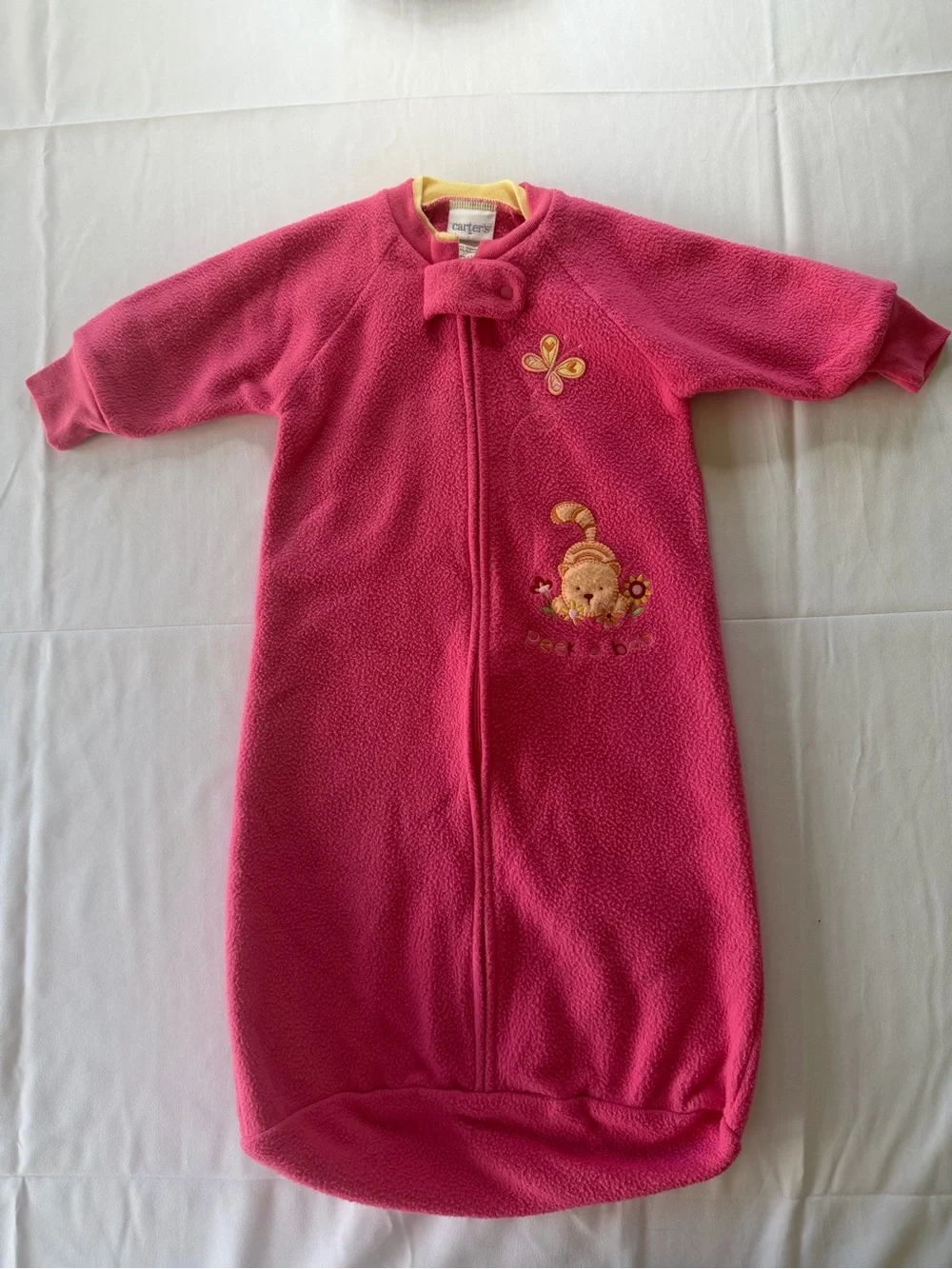 Vintage Y2K Carter’s Baby Girl Pink Sleeper & Sleep Sack Bundle